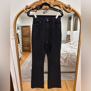 Women’s BLACK TAPE Flare Black Denim Jeans 28
